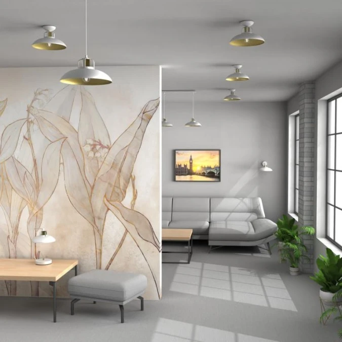 Lampa wisząca FELIX WHITE/GOLD 1xE27 MLP7704 Milagro - obrazek 3