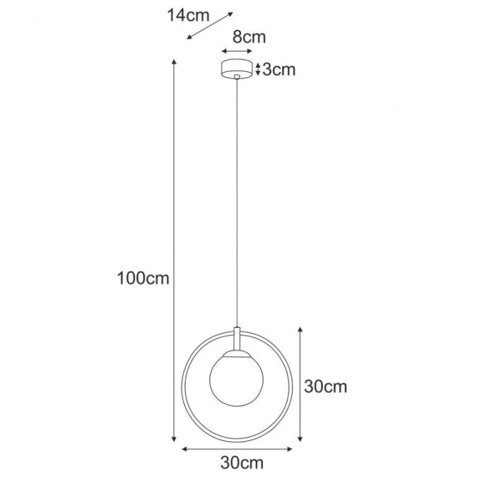Lampa wisząca K‑5473 z serii MALTA Kaja Lighting - obrazek 2