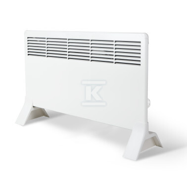 Grzejnik elektryczny (konwektorowy) BETA7-MP z termostatem mechanicznym, wtyczką i nóżkami, bez wspornika montażowego, wymiary: 389×719 mm, Moc: 750W