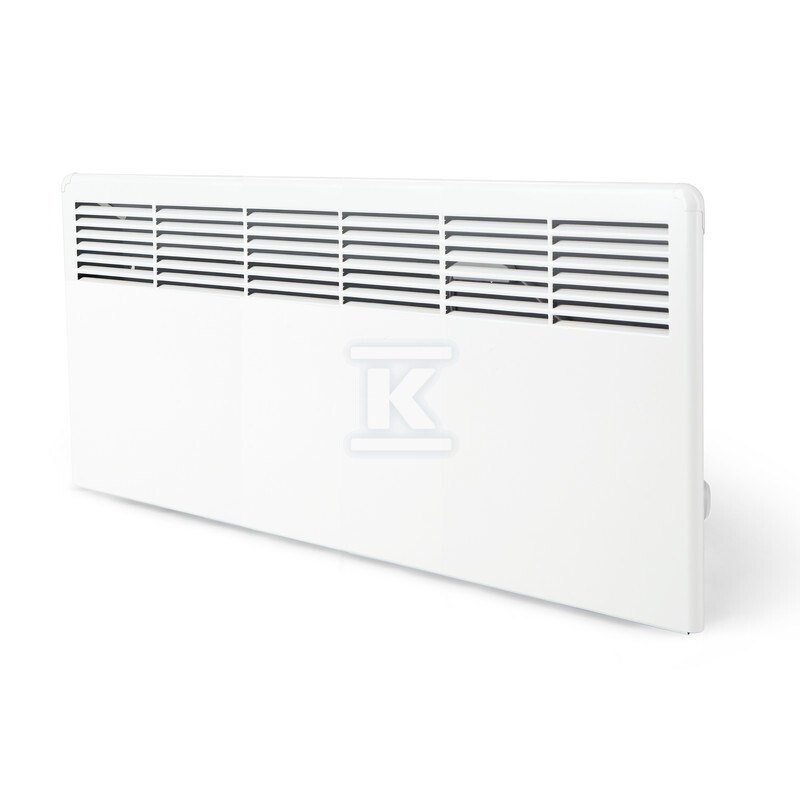 Grzejnik elektryczny (konwektorowy) BETA10-BT-EB-IP24 z programatorem Bluetooth, puszką przyłaczeniową i wspornikiem montażowym, IP24, wymiary: 389x853 mm, Moc: 1000W - obrazek 1