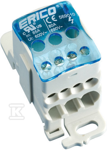 Blok dystrybucyjny jednopolowy UD 80A 569010 - obrazek 1