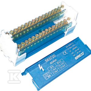 Blok dystrybucyjny dwupolowy BD40A 563720 Blok dystrybucyjny dwupolowy BD40A 563720