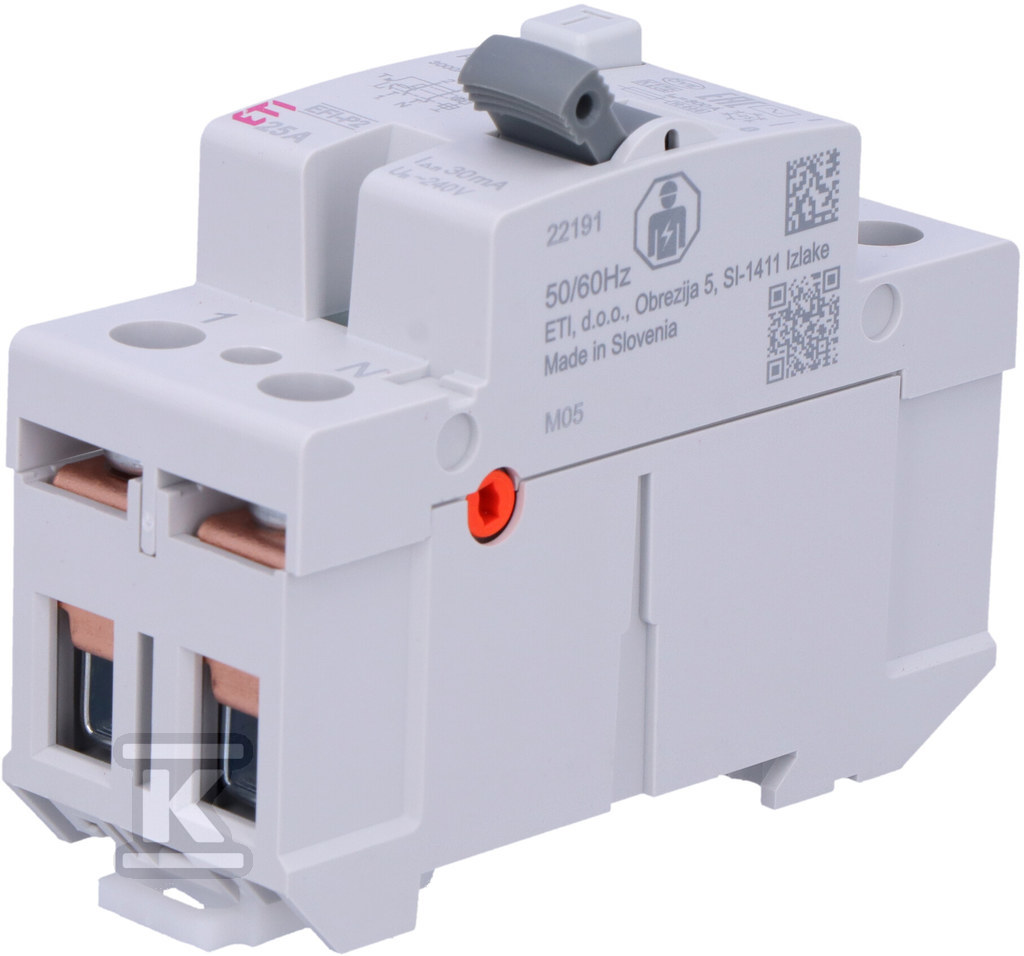 Wyłącznik różnicowoprądowy EFI-P2 AC 25/0.03 002061211 - obrazek 2