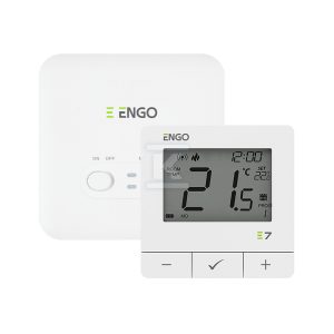 Regulator temperatury ENGO E7-RFW – Programowany, bezprzewodowy, biały 932342601 Regulator temperatury ENGO E7-RFW – Programowany, bezprzewodowy, biały 932342601