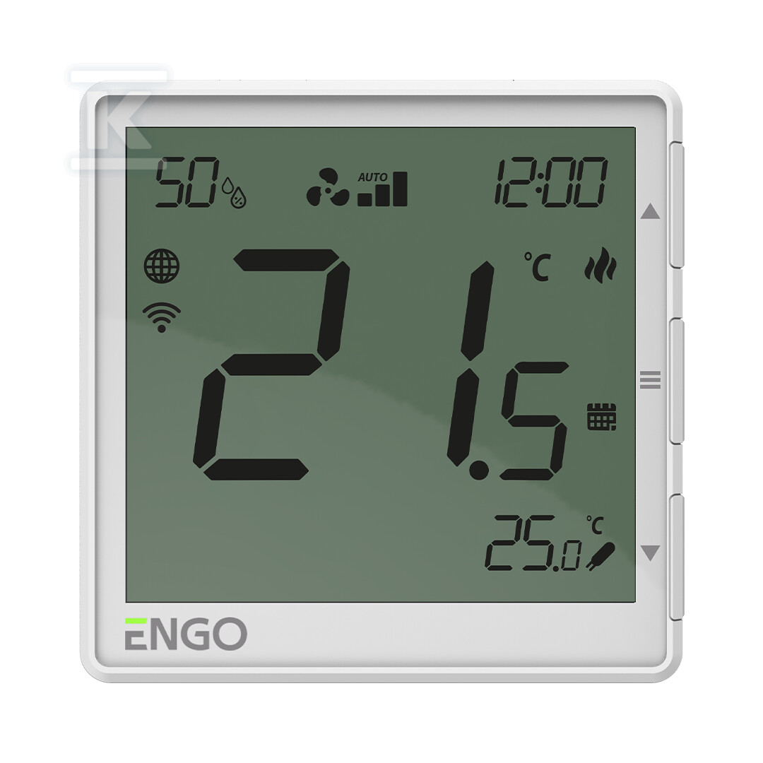 Regulator kliemakonwektorów Internetowy, ENGO EFAN-230W, podtynkowy, 230V, Wi-Fi, biały 932310557 - obrazek 1