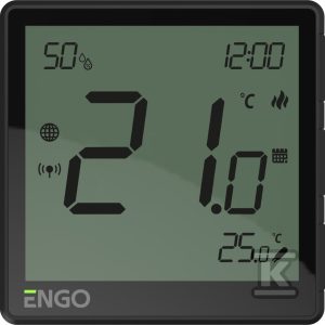 Regulator temperatury Internetowy, ENGO EONE-230B podtynkowy, dobowy, ZigBee, czarny, 230V 932342632 Regulator temperatury Internetowy, ENGO EONE-230B podtynkowy, dobowy, ZigBee, czarny, 230V 932342632