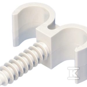 Zacisk ring FRF 018/2 z kołkiem średnica rurek 18mm 571210 Zacisk ring FRF 018/2 z kołkiem średnica rurek 18mm 571210