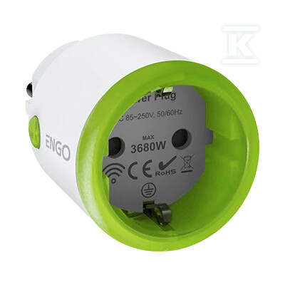 Smart Plug - Inteligentne gniazdko, ENGO EPLUG-WIFI, 16A 932343903 - obrazek 1