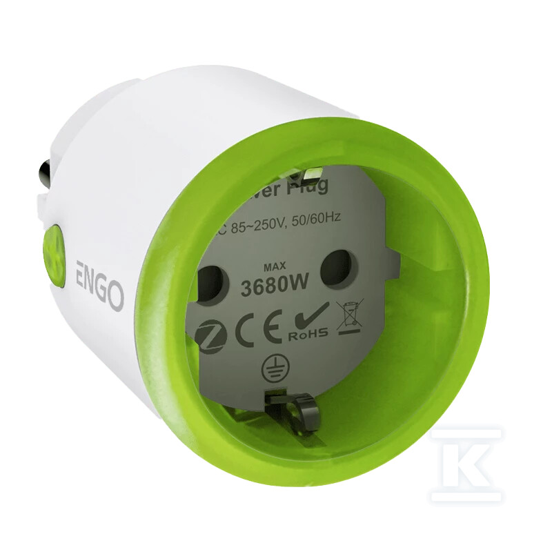 Smart Plug - Inteligentne gniazdko, ENGO EPLUG-ZB, ZigBee, 16A 932343906 - obrazek 1