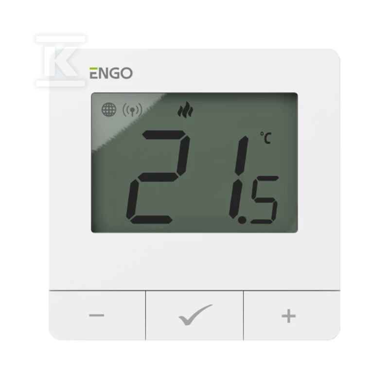 Regulator temperatury Internetowy, ENGO E25-24W, natynkowy, ZigBee/868MHz, biały 932342926 - obrazek 1
