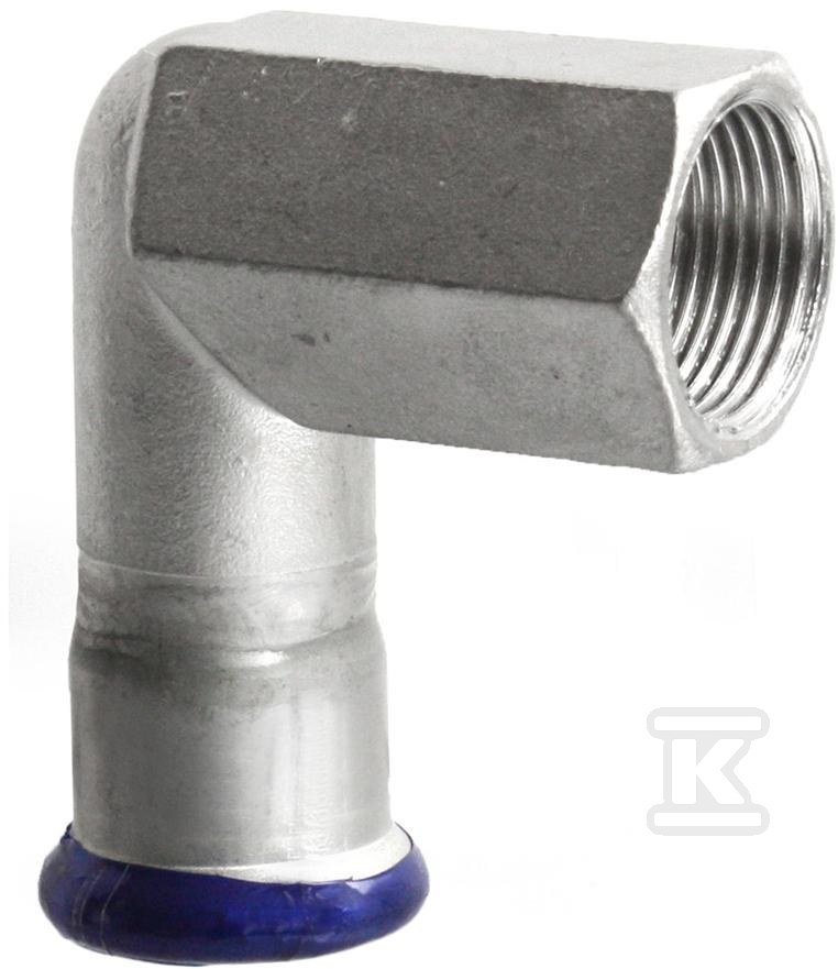 Kolano 90° krótkie końcówki zaprasowywane - GW 22xRp 3/4 IZKWK-2234 - obrazek 1
