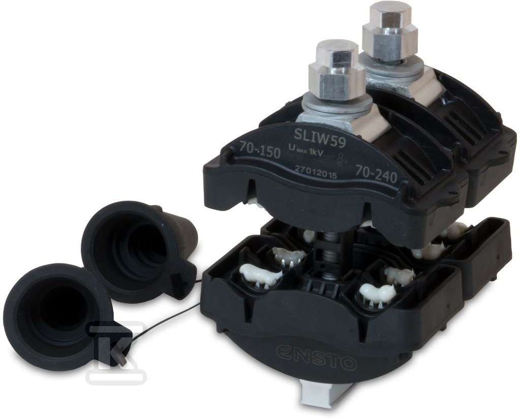 Zacisk dwustronny Al/Cu 70-150 mm2 (AsXSn)/ 70-240 mm2 (kabel) SLIW59 - obrazek 1