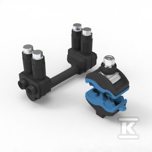 Zacisk odgałęźny przebijający izolację 4x(6-35 mm2) + zacisk SLIW57 SLIW67.57 Zacisk odgałęźny przebijający izolację 4x(6-35 mm2) + zacisk SLIW57 SLIW67.57
