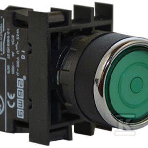 Przycisk kryty, stabilny, 1NO, zielony T0-B100FY Przycisk kryty, stabilny, 1NO, zielony T0-B100FY