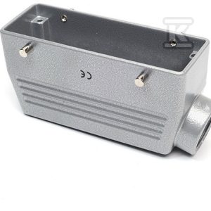 Pokrywa metalowa pusta, 24 pin, 16 A, boczne przyłączenie T0-EBM24GU10 Pokrywa metalowa pusta, 24 pin, 16 A, boczne przyłączenie T0-EBM24GU10