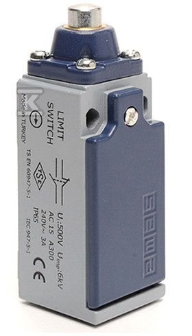 Łącznik krańcowy L51 w obudowie metalowej, 1NC+1NO, popychacz metalowy T0-L51K13PUM211