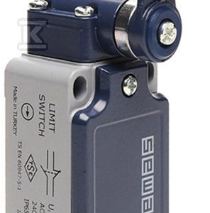 Łącznik krańcowy L52 w obudowie metalowej, 1NC+1NO, metalowa dźwignia z rolką metalową T0-L52K13MEM121 Łącznik krańcowy L52 w obudowie metalowej, 1NC+1NO, metalowa dźwignia z rolką metalową T0-L52K13MEM121