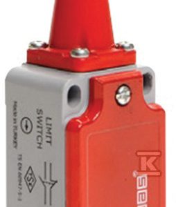 Łącznik krańcowy L52 w obudowie metalowej, 1NC+1NO, linkowy, spowolnione zadziałanie styku NC T0-L52K23HUM111 Łącznik krańcowy L52 w obudowie metalowej, 1NC+1NO, linkowy, spowolnione zadziałanie styku NC T0-L52K23HUM111