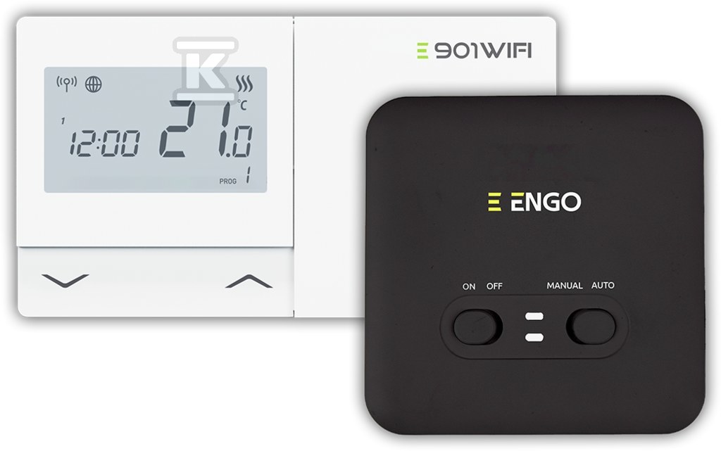 Regulator temperatury Internetowy, bezprzewodowy, ENGO E901-WIFI, Wi-Fi 932322661 - obrazek 1