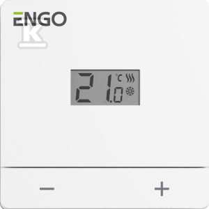 Regulator temperatury bateryjny, ENGO EASY-BATW, dobowy, natynkowy, biały 932332984 Regulator temperatury bateryjny, ENGO EASY-BATW, dobowy, natynkowy, biały 932332984