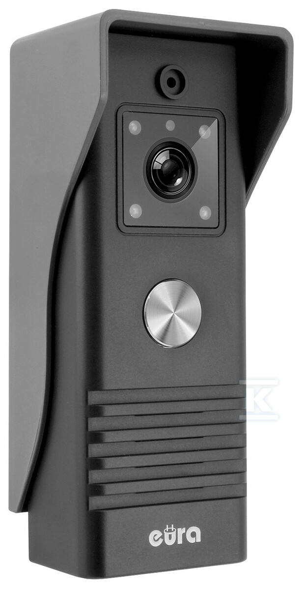 Wideodomofon "EURA" VDP-45A3 "ALPHA" biały dwa monitory kolor 7" obsługa 1 wejścia A31A144 - obrazek 3
