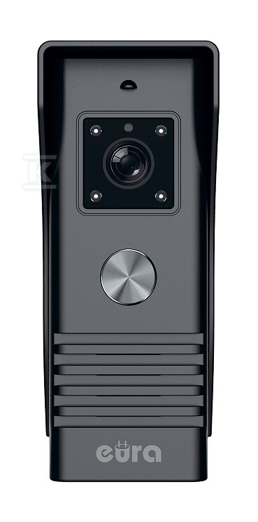 Wideodomofon EURA VDP-45A3-TY ALPHA+ - czarny, 7 cali, WiFi, otwieranie 1 wejścia, AHD, Tuya App A31A167 - obrazek 3