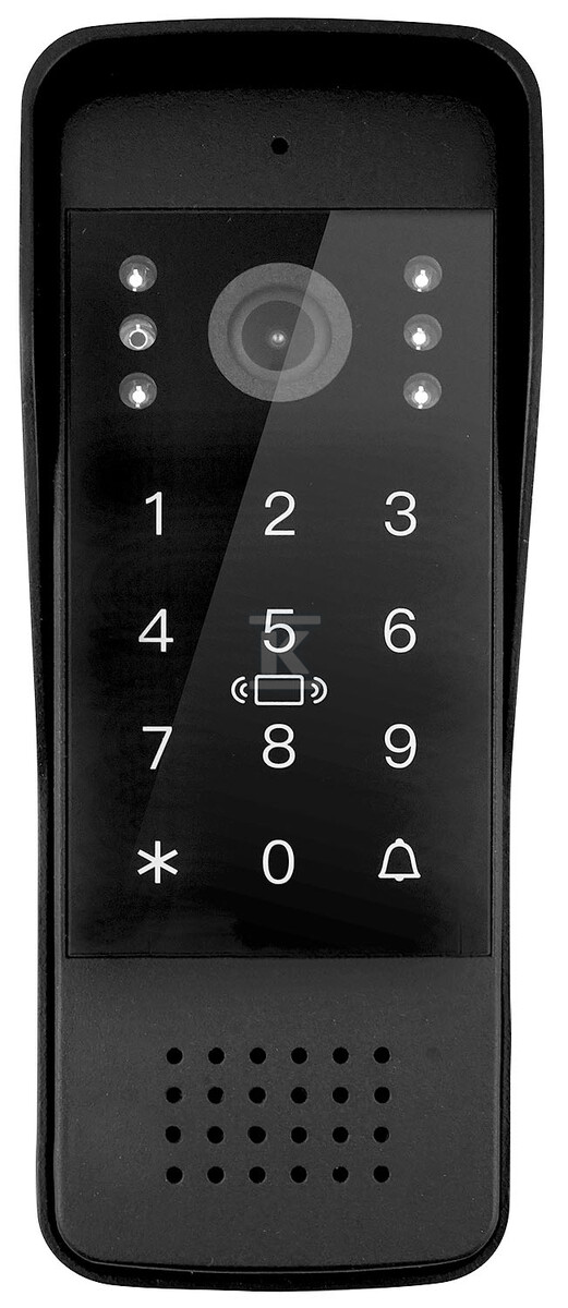 Wideodomofon "EURA" VDP-86A3 - czarny, 10", WiFi, otwieranie 2 wejść, szyfrator, czytnik zbliżeniowy, AHD, Tuya A31A187 - obrazek 2