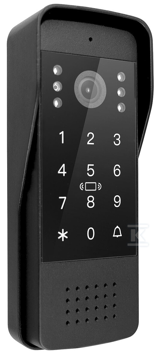 Wideodomofon "EURA" VDP-86A3 - czarny, 10", WiFi, otwieranie 2 wejść, szyfrator, czytnik zbliżeniowy, AHD, Tuya A31A187 - obrazek 3