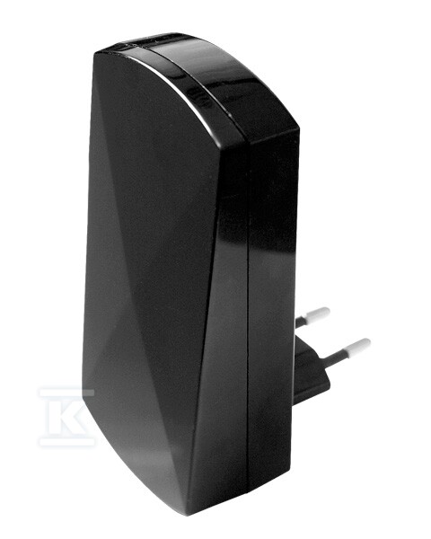 Dzwonek bezprzewodowy "EURA" WDP-05A3 - czarny, kodowany możliwość rozbudowy, zasilanie 230V/50 Hz A31A305 - obrazek 2