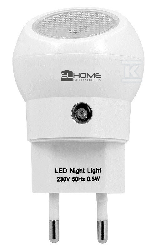 Lampka LED nocna "EL Home" ML-02A3 ~230V do gniazdka A31A902 - obrazek 3