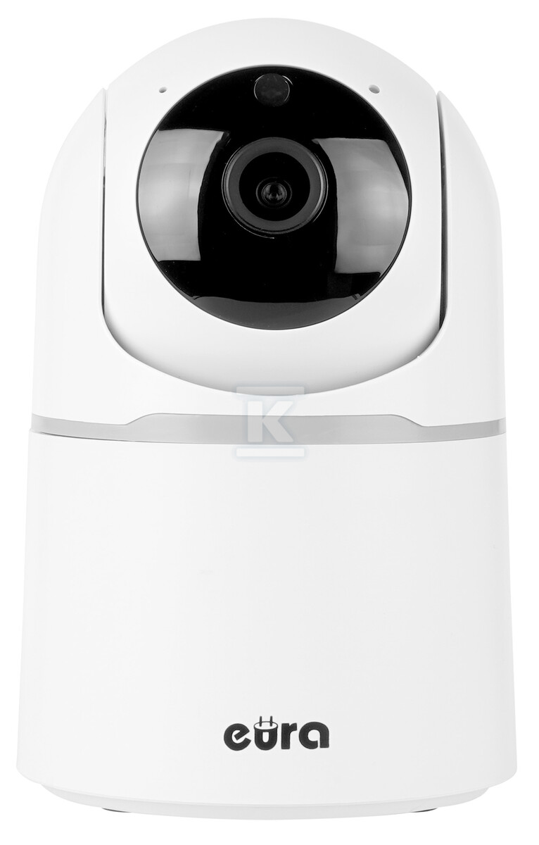 Kamera IP WiFi "EURA" IC-01A3 - bezprzewodowa, wewnętrzna, 5.0 MPx, obsługa kart SD 128GB, głośnik i mikrofon, 2,4 GHz, Tuya A31D101 - obrazek 1