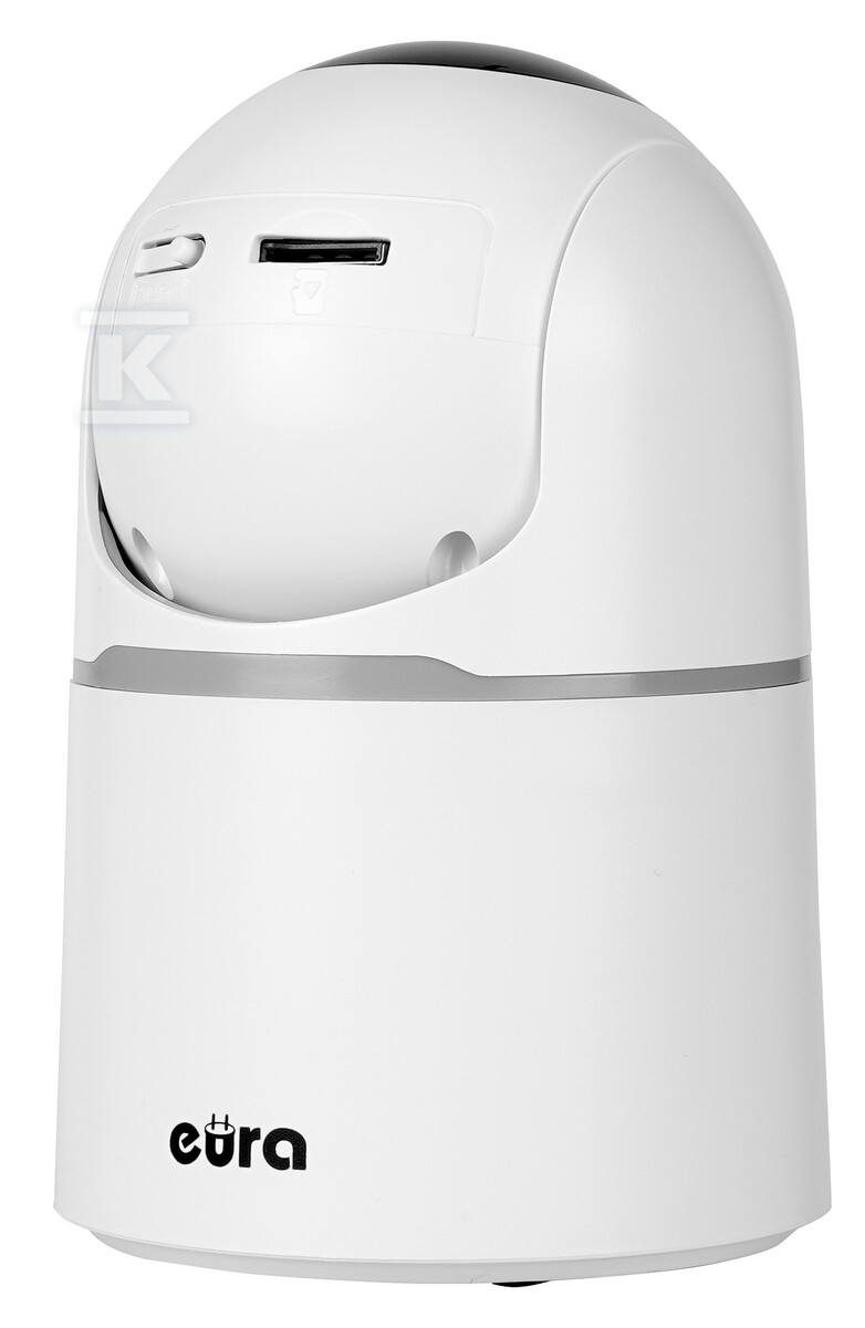 Kamera IP WiFi "EURA" IC-01A3 - bezprzewodowa, wewnętrzna, 5.0 MPx, obsługa kart SD 128GB, głośnik i mikrofon, 2,4 GHz, Tuya A31D101 - obrazek 3