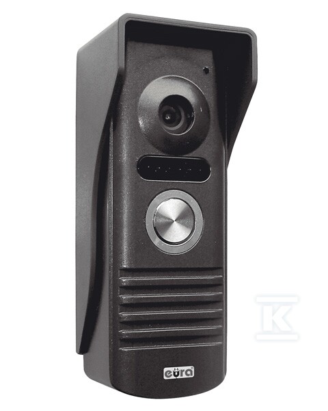 Kaseta zewnętrzna wideodomofonu "EURA" VDA-10A3 "EURA CONNECT" - jednorodzinna, grafit, światło podczerwone A33A110 - obrazek 2