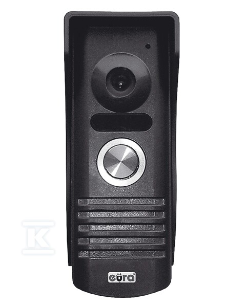 Kaseta zewnętrzna wideodomofonu "EURA" VDA-10A3 "EURA CONNECT" - jednorodzinna, grafit, światło podczerwone A33A110 - obrazek 3