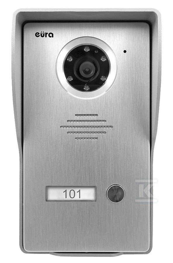 Kaseta zewnętrzna wideodomofonu "EURA" VDA-21A3 "EURA CONNECT" - jednorodzinna A33A121 - obrazek 1