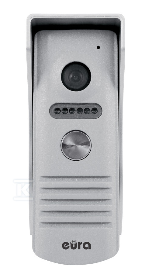 Kaseta zewnętrzna wideodomofonu "EURA" VDA-63A3 "EURA CONNECT+" - srebrna, DC 12V, AHD, Full HD A33A151 - obrazek 2