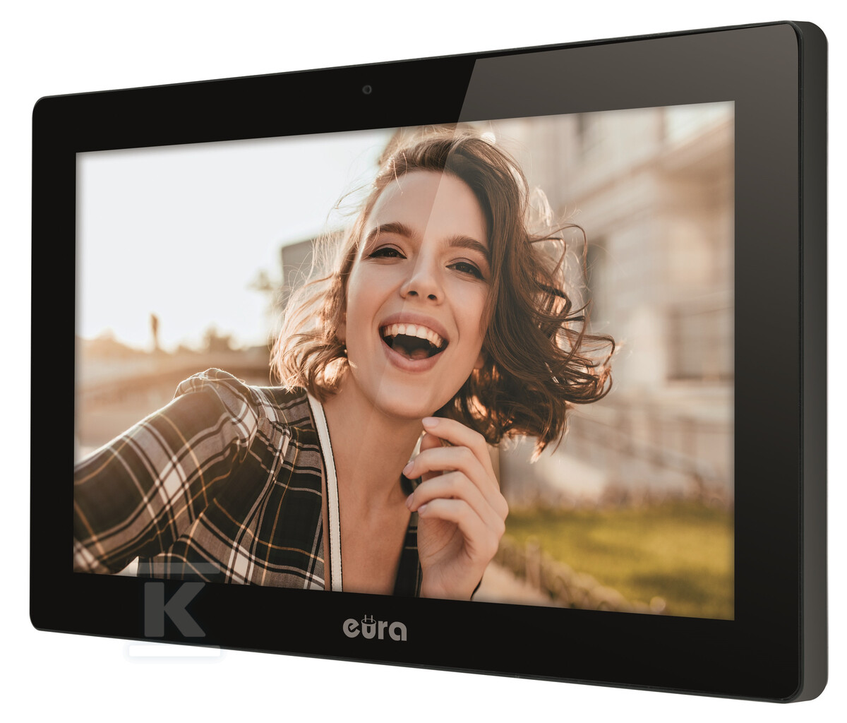 Monitor "EURA" VDA-86A3 "CONNECT+" - czarny, dotykowy, LCD 10", obsługa 2 wejść A33A167 - obrazek 2