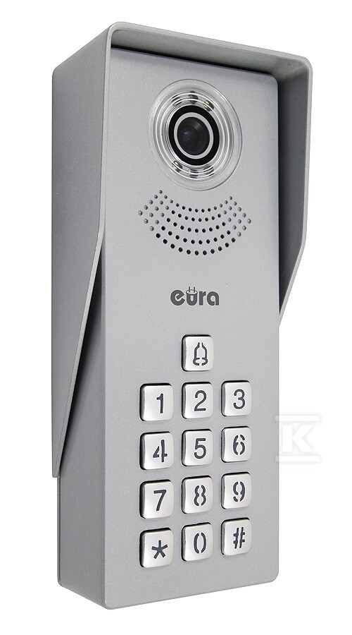 Kaseta zewnętrzna wideodomofonu "EURA" VDA-81A3 "EURA CONNECT" - jednorodzinna, szyfrator A33A181 - obrazek 3