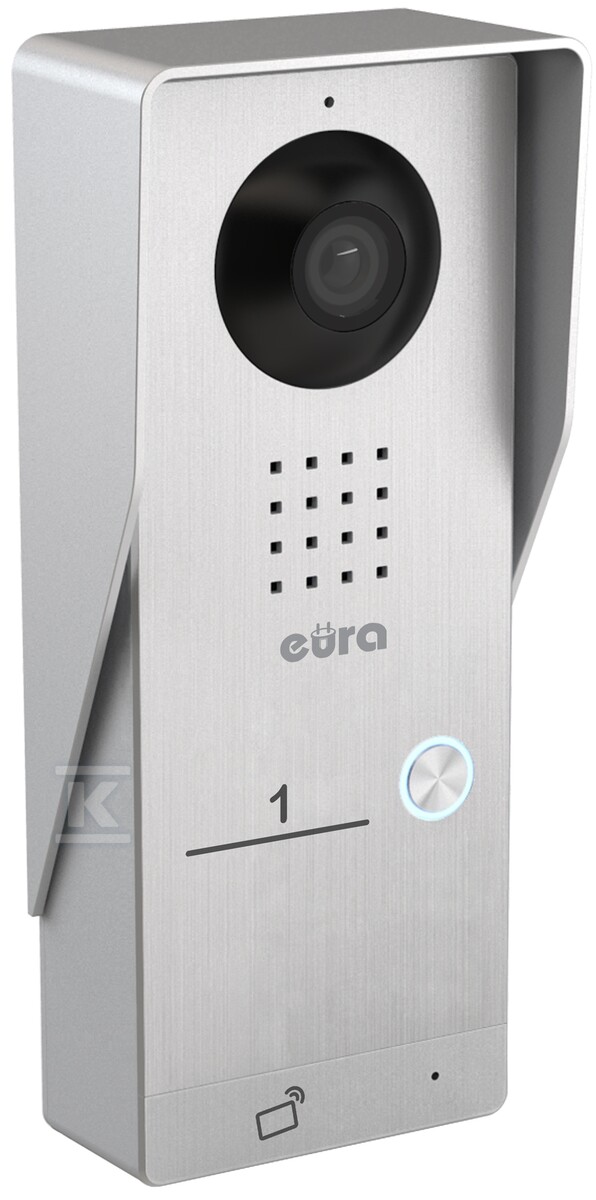 Kaseta zewnętrzna wideodomofonu "EURA" VDA-91A3 "EURA CONNECT" - jednorodzinna, czytnik zbliżeniowy A33A191 - obrazek 2