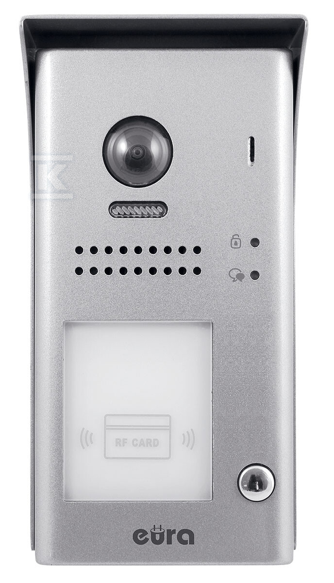 Wideodomofon "EURA" VDP-61A5/N WHITE "2EASY" - jednorodzinny, LCD 7", biały, RFID, natynkowy A51A164 - obrazek 2