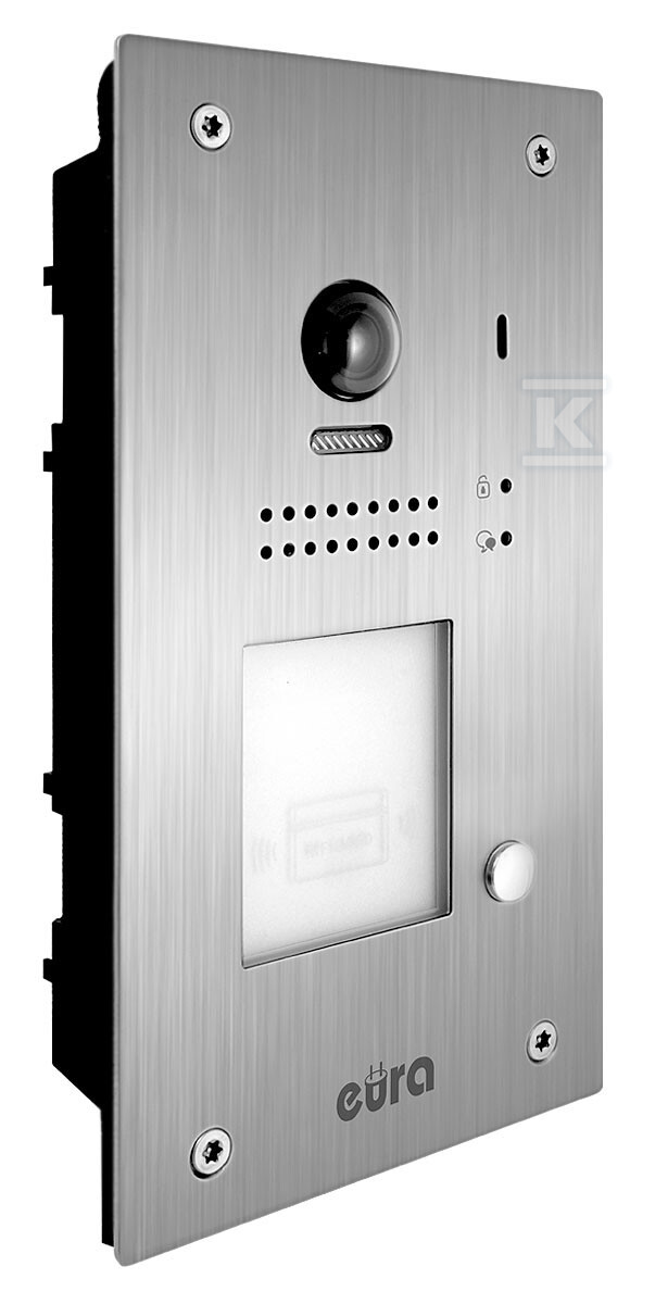 Wideodomofon "EURA" VDP-61A5/P WHITE "2EASY" - jednorodzinny, LCD 7", biały, RFID, podtynkowy A51A166 - obrazek 3