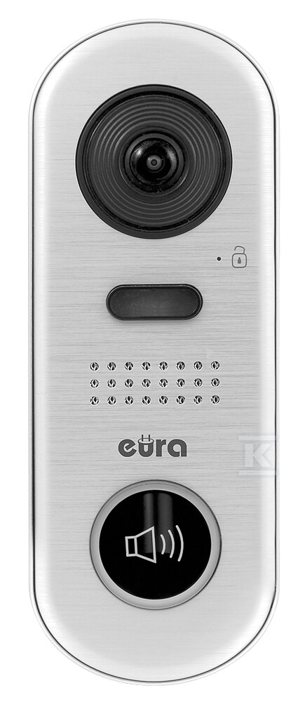 Wideodomofon "EURA" VDP-62A5 white "2EASY" - jednorodzinny, LCD 4,3", biały, natynkowy A51A168 - obrazek 2