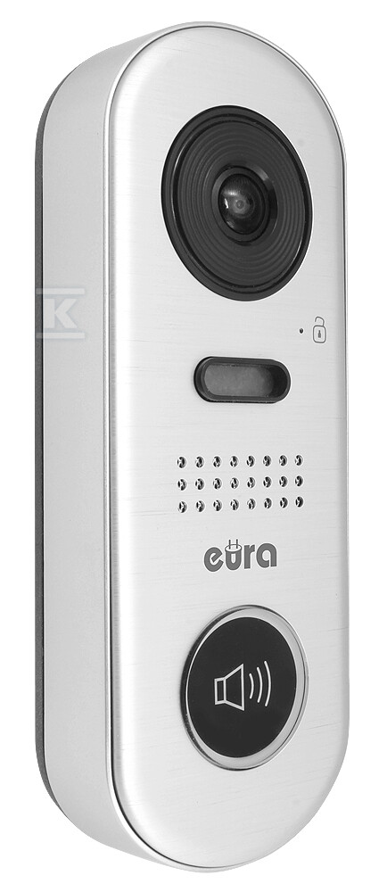 Wideodomofon "EURA" VDP-62A5 white "2EASY" - jednorodzinny, LCD 4,3", biały, natynkowy A51A168 - obrazek 3