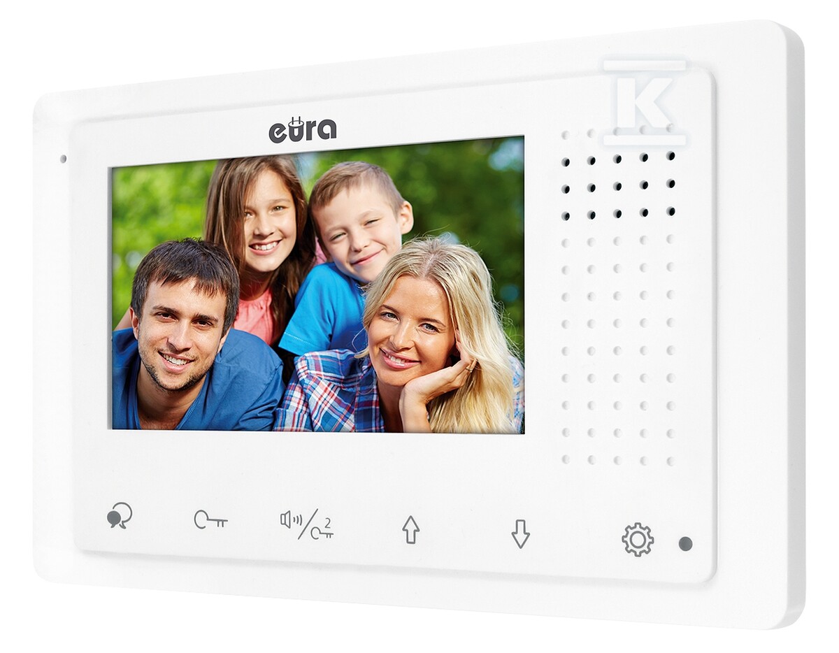 Monitor "EURA" VDA-32A5 "2EASY" - biały, ekran 4,3" A53A232 - obrazek 2
