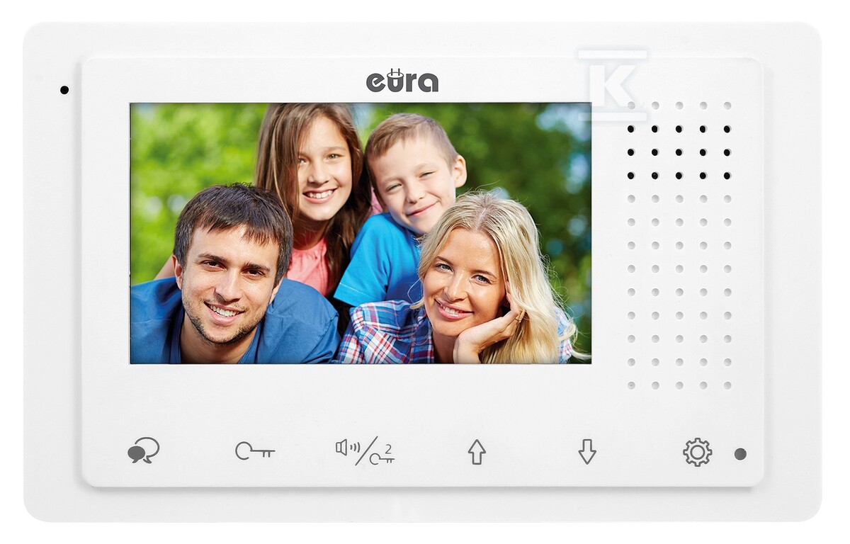 Monitor "EURA" VDA-32A5 "2EASY" - biały, ekran 4,3" A53A232 - obrazek 1