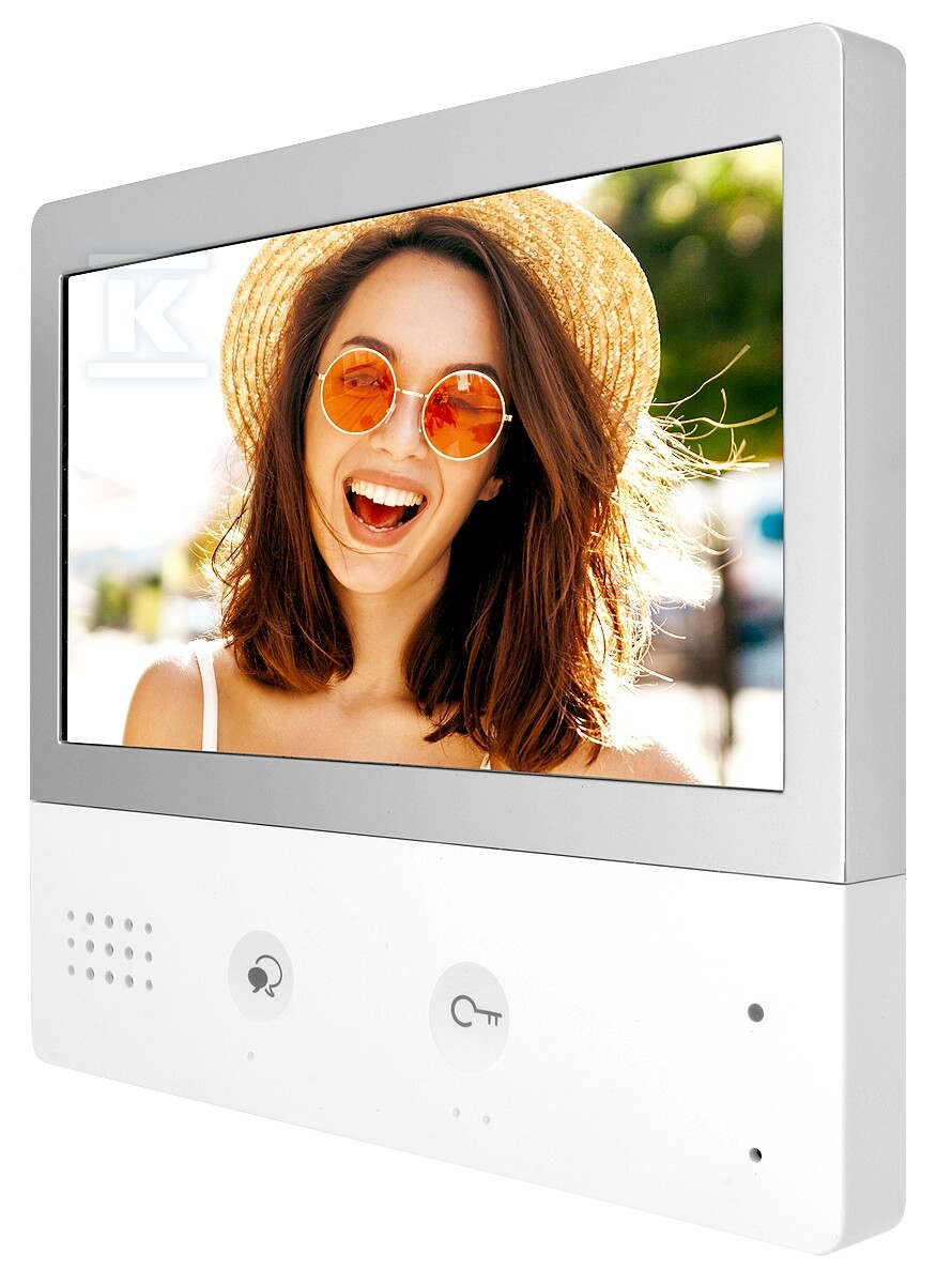 Monitor "EURA PRO IP" VIP-01A5 - ekran 7", biały, głośnomówiący, dotykowy A53A6001 - obrazek 2
