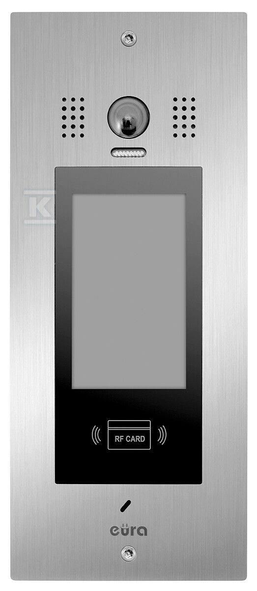 Kaseta zewnętrzna "EURA PRO IP" VIP-61A5 - wielolokatorska, podtynkowa, LCD, czytnik RFID A53A6061 - obrazek 2
