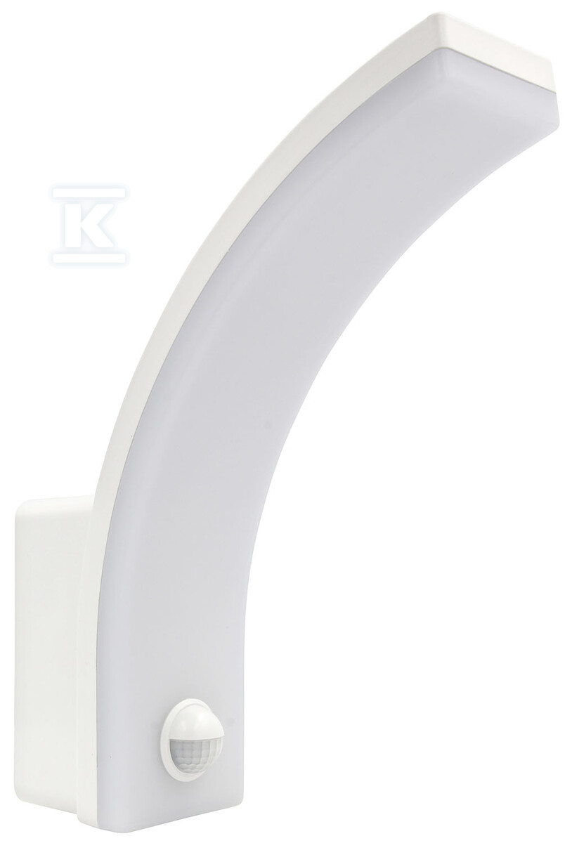 Lampa elewacyjna LED z czujnikiem ruchu "EL HOME" ML-21B7 White - zewnętrzna, czujniki zmierzchowy i PIR, 20W, IP65, 140° B71A922 - obrazek 3