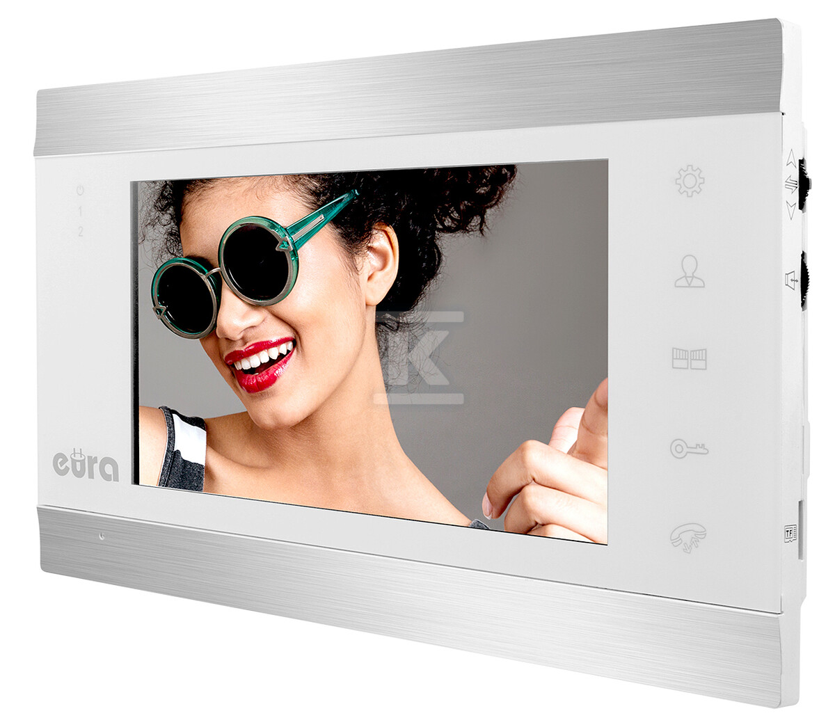 Monitor "EURA" VDA-00C5 - biały, LCD 7", AHD, WiFi, pamięć obrazów C53A101 - obrazek 3