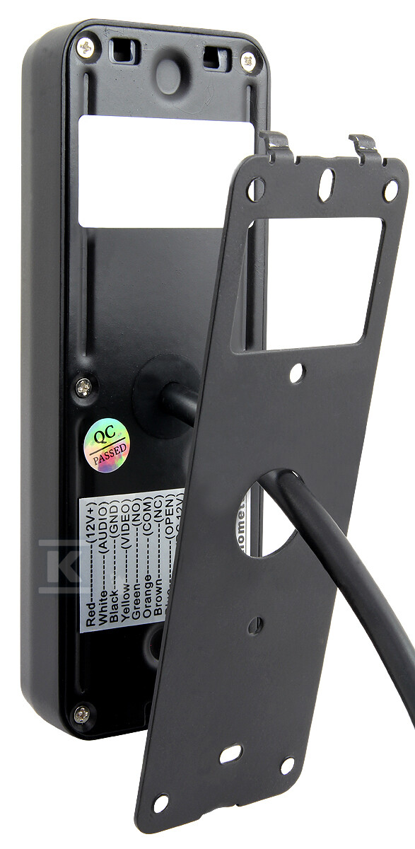 Kaseta zewnętrzna wideodomofonu "EURA" VDA-50C5 - jednorodzinna, czarna, kamera 1080p., czytnik RFID, szyfrator C53A150 - obrazek 2